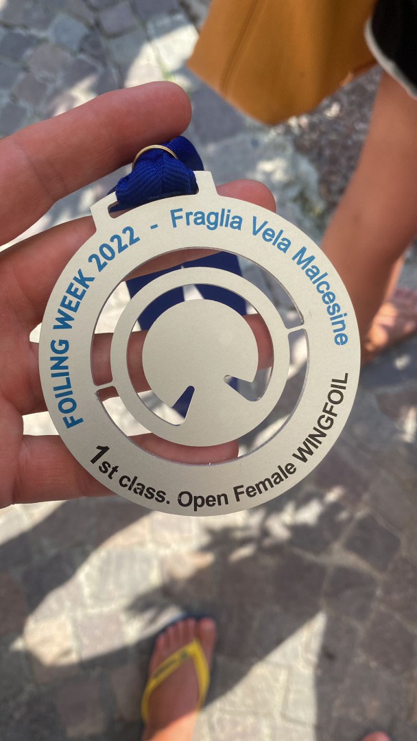 Federica Ponteggi Campionessa Europea, EURO CUP 2022 Wing foil 