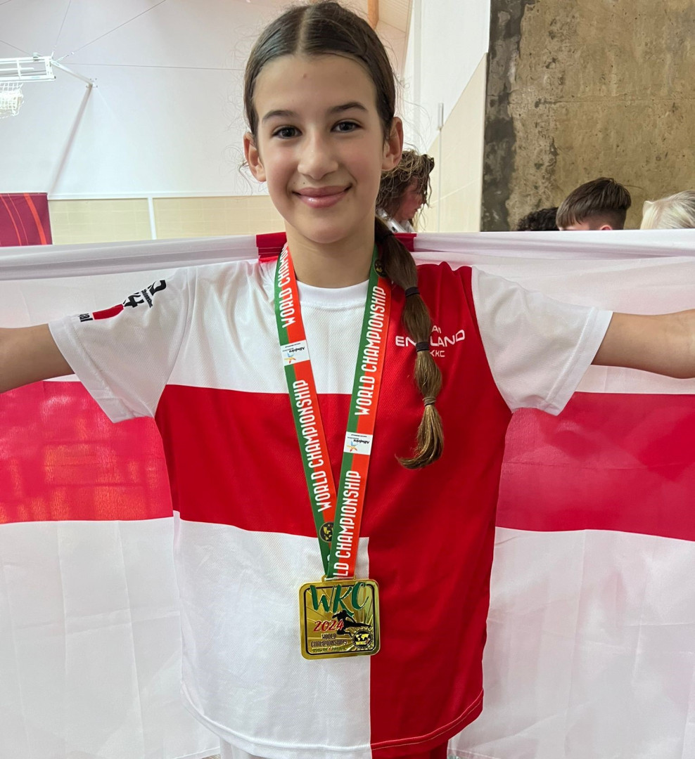 Giorgia Sanna WKC Campionessa Mondiale di  Karate -Arti marziali 2023 & 2024